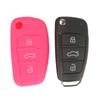 Para Audi A1 Q5 Q2 Q3 Silicone Key Case A3 A4L Key Case S3 A6LS6S7RS4 Capa protetora
