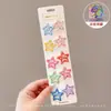 Pinzas para el Cabello de Estrella Lindos Clips Pequeños de Colores Accesorios para el Cabello Pinzas Laterales para Mujer Estilo Coreano Pasadores de Estrella de Cinco Puntas Pinzas para el Flequillo Venta al por Mayor