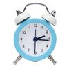 Reloj despertador de metal al por mayor de 5 cm, lindo y creativo, pequeño, para estudiantes y niños, con esfera de reloj intercambiable y logotipo, reloj de cuarzo