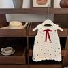 Vestido de Verano para Niñas Bebé Elegante Infantil Personalizado Moderno Marca Cuello de Muñeca Coreano Lazo de Amor Vestido de Princesa