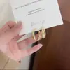 Pendientes Elegantes de Ola de Lujo Ligero Pendientes Explosivos de Primavera y Verano Pendientes con Sentido de Alta Gama para Mujer Pendientes Únicos Pendientes Chapados en Cobre Oro Real