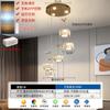 Luminária Pendente de Cristal para Sala de Jantar, Estilo Moderno de Luxo Leve, Lustre Minimalista de Três Cabeças para Sala de Jantar, Luminária Linear de Alto Padrão Estilo Europeu para Mesa de Jantar Bar