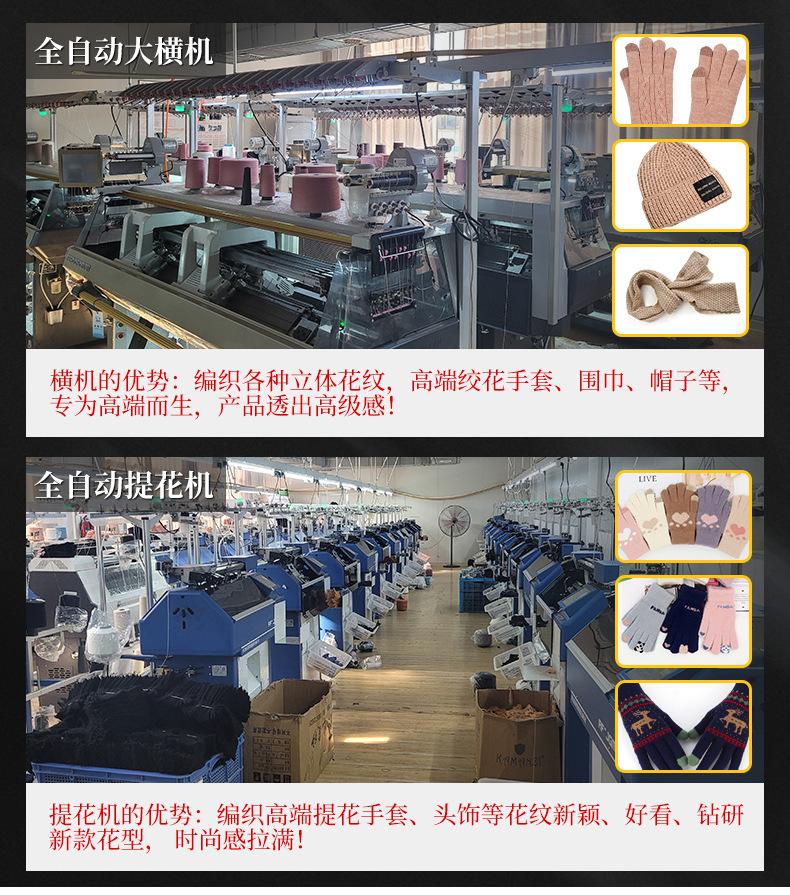 厂家定制防滑分指保暖户外骑车手套