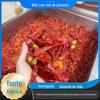 Secador de pimenta vermelha eletromagnética contínua máquina de fritar tambor de aço inoxidável pimenta condimento equipamento de fritura