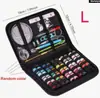 Bolsa de Almacenamiento para Costura Transfronteriza Juego de Varias Piezas Kit de Costura Portátil para Viaje Agujas e Hilo para Coser a Mano para Uso Doméstico