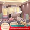 Parque de diversões coberto grande e pequeno, parque infantil, jardim de infância, educação infantil, restaurante pais-filhos, saco macio, escorregador, equipamento de playground