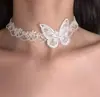 Colar gargantilha de renda ambiente design de nicho colar de garota popular corrente para clavícula de temperamento feminino