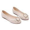 Zapatos de Suela de Res para Mujer 2025 Nueva Primavera Versátiles Suela Suave Trabajo Zapatos de Cuero para Mujer Zapatos Planos de Punta de Cuero Suave