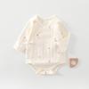 Enterizo para Bebé Primavera y Otoño Algodón Puro Clase A Traje de Una Pieza para Recién Nacido Traje Triangular sin Costuras para Gateo de Bebé