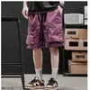 Shorts de Trabajo de Nuevo Estilo Verano 2026, Corte Holgado con Bolsillos Grandes, Shorts Delgados de Pierna Recta de Secado Rápido de Cinco Puntos, Shorts de Playa Multibolsillos