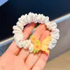 Lindo Cartoon Mariposa Colorida Gomas para el Cabello, Dulces Bandas para Cola de Caballo de Niña, Accesorios para el Cabello