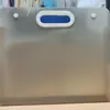 Estudiante de arte 4K 8K bolsa portátil para guardar trabajos archivo de bocetos borrador bolso esmerilado libro de almacenamiento