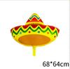 Globo de aluminio para carnaval de Nuevo México, rollo de cactus, globo decorativo de alpaca para carnaval, globo de aluminio para tacos.