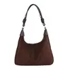 Las populares bolsas pequeñas de este año para mujer, versátiles para el otoño e invierno 2023, nuevo bolso elegante de un solo hombro cruzado, bolso de mano para dama, bolso tipo empanada