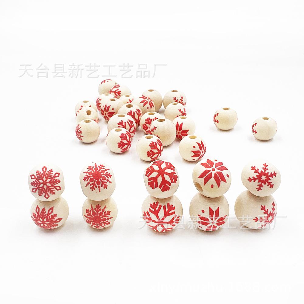 12mm14mm原木色底红雪花 (3)