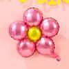18 polegadas de cinco pétalas flor redonda de folha de alumínio balão de decoração de casamento layout de fundo balão de trevo de cinco folhas