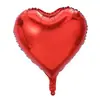Globos de Papel de Aluminio de 18 Pulgadas en Forma de Corazón con Diseño de Pentagrama para Decoración de Habitación de Boda y Lugar de Cumpleaños