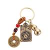 Latón Doce Signos del Zodíaco Ocho Deidades Guardianas Buda Llavero Bolso Colgante para Llave de Coche Adorno Auspicioso Regalo