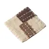 Posavasos de Algodón y Lino, Paños Suaves Absorbentes Hechos a Mano, Parches para Tetera y Taza de Té de Mesa para el Hogar, Tapetes de Aislamiento Térmico, Accesorios para Ceremonia del Té
