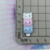 Brilhante Animal Empilhável Música Corda Coelho Urso Sapo Resina Acessórios Feito à Mão Acessórios de Cabelo Desenho Animado Capa de Telefone