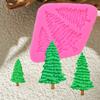 Molde de Silicone Árvore de Natal Amazon Molde para Fondant Chocolate Decoração de Bolo DIY Ferramenta para Assar Bolo