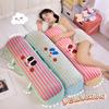 Bonita almohada a rayas para dormir para niñas, con clip largo para las piernas, para dormir de lado en el dormitorio, cojín grande extraíble y lavable.