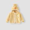 Chamarra de Felpa para Bebé Otoño e Invierno Ropa para Bebés Sudadera Infantil Niños y Niñas Abrigo de Algodón Prenda Superior con Capucha Ropa de Invierno