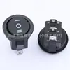 Interruptor basculante KCD1-3P certificado ETL estándar de EE. UU., tipo redondo de tres posiciones, orificio de montaje de 15 MM, interruptor basculante de 6A220V