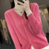 Cardigan de Terciopelo Andy de Punto Sin Costuras Color Sólido Cuello en V Ajuste Ceñido y Holgado para Viajes Diarios Primavera 2026