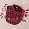 Gola de camisa com gola falsa para homens, gola de ponto, decoração de primavera, outono e inverno, gola de camisa xadrez, gola falsa para todos os tipos de homens e mulheres