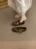 Zapatos de Ballet Mary Jane con una Correa Estilo Retro Francés Chuyuji para Mujer, Nuevo Estilo Verano 2026, Zapatos de Tacón Bajo para Combinar con Faldas