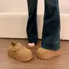 Nuevos Zapatos Casuales de Suela Gruesa de Otoño para Mujer, Mocasines sin Cordones, 2026, que Aumentan la Altura, Perezosos, Retro, Feos-Bonitos, para Personas Bajas