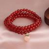 Pulsera china nueva, pulsera de cristal de color caramelo natural, pulsera de múltiples vueltas, todo partido, moda, para ir al trabajo, dopamina, sacudida en vivo, explosión