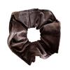 Diadema de terciopelo de alta gama francesa para coleta grande, Diadema de moda y exquisita con overlock, Diadema Elegante con Flor para Moño