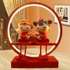 Lámpara de mesa para dormitorio boda roja lámpara de noche creativa para boda regalo práctico para boda habitación de bodas regalo de boda para amigas