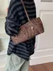 Bolso de mano retro con estampado de leopardo, gran capacidad, nueva colección de otoño 2025, elegante bolso de hombro, bolso de mamá, adecuado para el trabajo y los desplazamientos, bolso tote