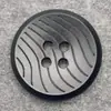 Botão de Resina Listrado Ondulado Tridimensional Quatro Furos Botão de Flor de Palito Botão Estilo Terno para Roupa 15-20mm