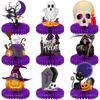 Decoración de panal de Halloween, suministros de decoración para fiestas de Halloween, mesa de panal navideña, bola de panal
