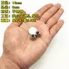 Bola de aço perfurada com furo bola de aço bola de aço inoxidável maciça com furo conta redonda com furo passante furo passante bola de aço com furo bola de aço