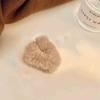 Horquilla de orejas de gato de peluche para otoño e invierno, de lana de cordero para mujer, bonita pinza tridimensional para el flequillo, tocado, pinza lateral, accesorios para el cabello