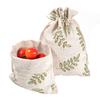 Paquete de almacenamiento de hojas de sauce y rama de olivo, bolsita repelente de mosquitos para el Festival del Bote del Dragón, bolsa de tela pequeña de algodón y lino, bolsa de tela de algodón estampada ecológica al por mayor