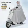Impermeable para Motocicleta, Extra Grande, Cuerpo Completo, Engrosado, para Conducir con Lluvia Fuerte, Unisex, Persona Única/Doble, Modelo Nuevo, Impermeable para Vehículo Eléctrico