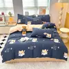 Juego de ropa de cama de cuatro piezas 2026 estilo nuevo sábana funda nórdica funda de almohada cuatro estaciones universal dormitorio estudiantil juego de tres piezas 4