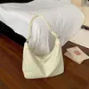 Bolso de Hombro o Axila de Gran Capacidad Color Sólido para Viajes Diarios para Mujer 2026 Verano Nuevo Bolso Tote de Moda Bolso Cruzado Casual