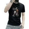 Camiseta de Manga Corta de Lujo de Marca Europea de Moda para Hombre con Estampado de Motocicleta, Top de Media Manga para Hombres Jóvenes