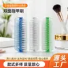 Cepillo Doble Cara para Polvo de Uñas, Cepillo Limpiador de Uñas, Cepillo de Plástico para Uñas, Cepillo Mini Suave para Eliminar Polvo, Venta al por Mayor
