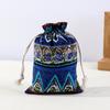 Calças de Algodão Estampado com Cordão e Bolso com Aba, Bolsas Repelentes de Mosquitos da Medicina Tradicional Chinesa, Sacos para Embalagem de Joias, Sacos de Pano Pequenos de Algodão e Linho por Atacado em Estoque