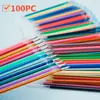 Recambios de Pluma de Gel de Alta Calidad de 100 Colores, Recambios de Pluma con Purpurina Fluorescente de 48 Colores, Recambios Perlescentes Pastel de 24 Colores