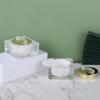 Fornecedor Fabricante Frasco de Creme Cosmético 30g Frasco de Creme Quadrado Transparente Loção Creme Facial Frasco de Embalagem para Viagem