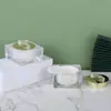 Atacado de Fábrica Fruta Transparente Garrafa Quadrada 30g Garrafa para Creme Facial Creme para Olhos Quadrada Produto para Cuidados com a Pele Embalagem de Viagem Garrafa para Creme